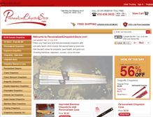 Tablet Screenshot of personalizedchopstickstore.com